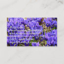 Search for irises business cards Nature