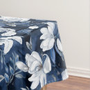 Search for blue white floral pattern tablecloths Botanical