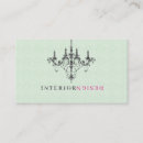 Search for chandelier business cards Elegant