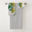 Search for leaf print bath towels Green