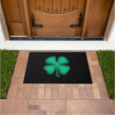 Search for irish doormats Four leaf clover
