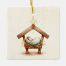 Search for manger scene christmas tree decorations Religious