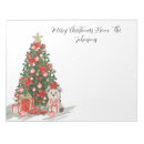Search for christmas notepads Poinsettia