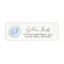 Search for blue and gold return address labels Makeup artist