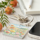 Search for field poppy key rings Watercolor