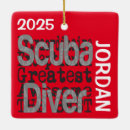 Search for diver christmas tree decorations Scuba