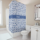 Search for toile shower curtains Blue white