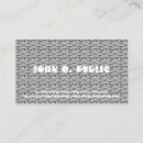 Search for weapons business cards Rifle