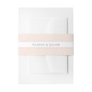 Search for floral wedding invitation belly bands Modern