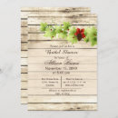 Search for rustic winter bridal shower invitations Bohemian
