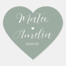 Search for bride and groom names stickers Calligraphy