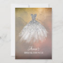 Search for diamond bridal shower invitations Gown