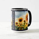 Search for sunflower fields mugs Watercolor