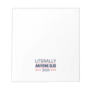 Search for political notepads President