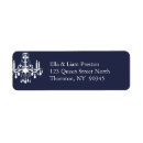 Search for chandelier wedding return address labels Fancy