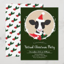 Search for cow christmas invitations Animal