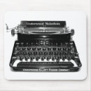 Search for typewriter mousepads Writers