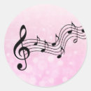 Search for pink note stickers Musical notes
