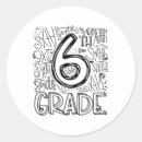 Search for sixth grade stickers Elementary