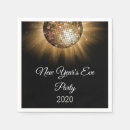 Search for new years eve napkins Disco ball