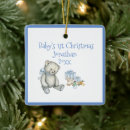 Search for teddy bear christmas tree decorations Baby