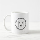 Search for monochrome mugs Typography