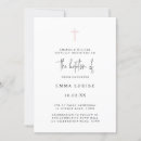 Search for baby girl christening invitations Blush