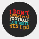 Search for cool football stickers Funny
