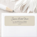 Search for bridal shower return address labels Minimalist