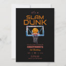 Search for basketball birthday invitations Any age birthday