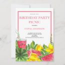 Search for cute picnic invitations Watercolor