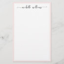 Search for feminine stationery paper Script