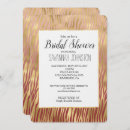 Search for peach and gold bridal shower invitations Bride