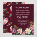 Search for ruby wedding anniversary invitations Floral