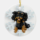 Search for spaniel christmas tree decorations Black