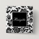 Search for black damask badges Black and white