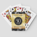 Search for 50th anniversary playing cards Celebration