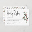 Search for christmas rsvp cards Botanical