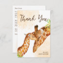 Search for giraffe thank you cards Cute