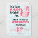 Search for axolotl invitations Girl