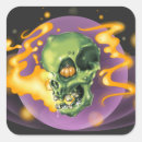 Search for scary skull stickers Pumpkin