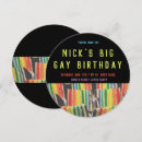 Search for gay birthday invitations Rainbow