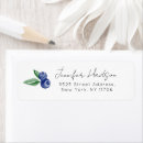 Search for blueberry return address labels Elegant