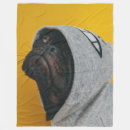 Search for hoodie blankets Pug