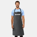 Search for black and white chevron aprons Zig zag