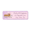 Search for best wishes return address labels Cute