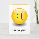 Search for i miss you cards Text