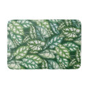 Search for green leaves bath mats Summer