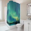 Search for northern lights shower curtains Aurora