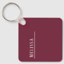 Search for maroon square key rings Elegant
